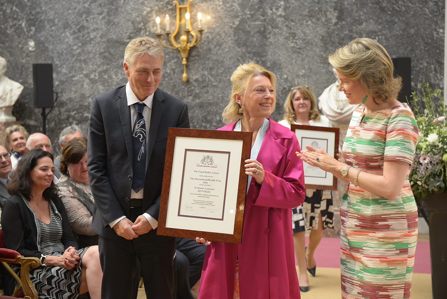 Guido Kroemer, Laurence Zitvogel & Reine Mathilde